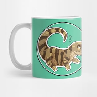 Tiger striped crocodile Mug